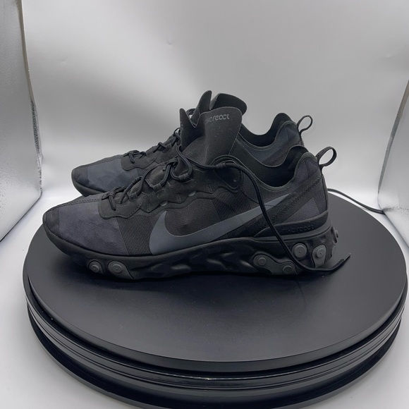 Nike React Element ‘Triple Black’ - Picture 2 of 5